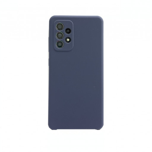 Силиконовая накладка для смартфона Samsung Galaxy A52 (синяя)