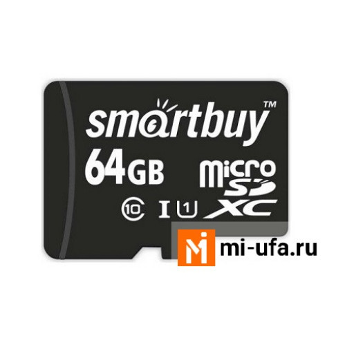 Карта памяти SmartBuy Micro SD 64Гб (без адаптера)