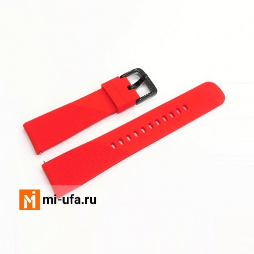 Сменный ремешок для Huami Amazfit Bip Sport style силиконовый (красный)
