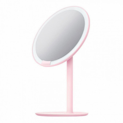 Зеркало для макияжа Amiro Lux High Color (розовое)