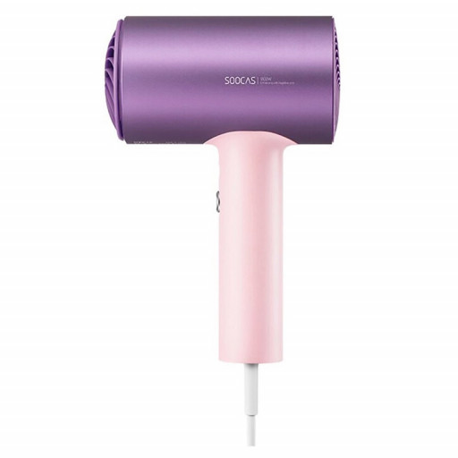 Фен для волос Soocas Hair Dryer H5 (H5-T) + Diffuser (фиолетово-розовый)