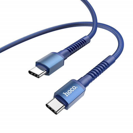 Kабель USB Hoco X71 Especial 60W Type-C to Type-C (синий)