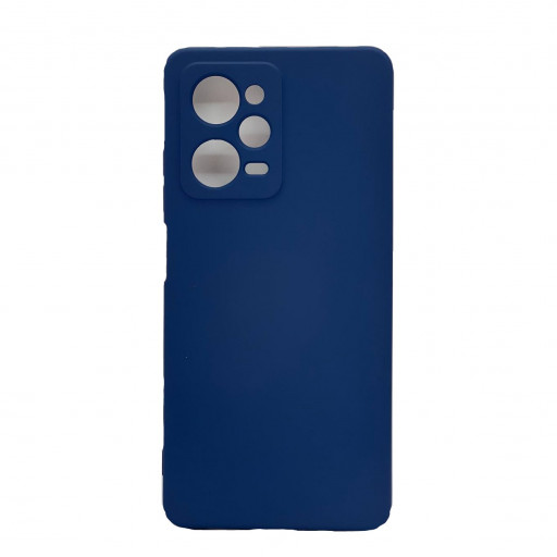 Накладка силиконовая Silicone Cover для смартфона Xiaomi Poco X5 Pro 5G (синяя)