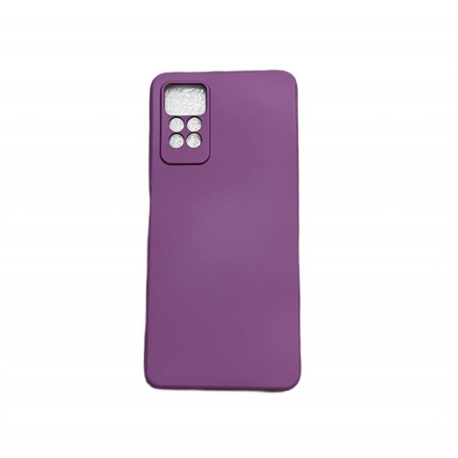 Накладка силиконовая Silicone Cover для смартфона Redmi Note 12 Pro 4G (фиолетовая)