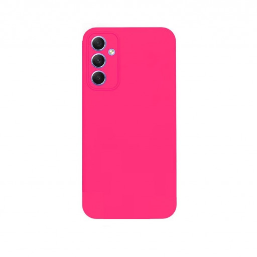 Накладка силиконовая Silicone Cover для смартфона Samsung Galaxy A34 (розовая)