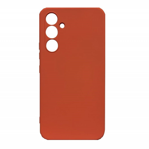 Накладка силиконовая Silicone Cover для смартфона Samsung Galaxy A54 (каштановый)