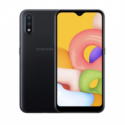 Смартфон Samsung Galaxy A01 2Gb/16Gb (черный)