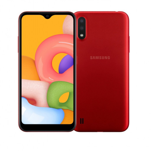 Смартфон Samsung Galaxy A01 2Gb/16Gb (красный)