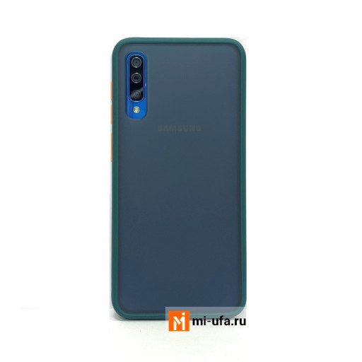 Накладка для смартфона Samsung Galaxy A50 (зеленая матовая)