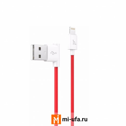 Кабель USB HOCO UPL11 L Shape Lightning Charging Cable (красный)