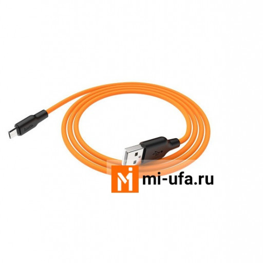 Кабель USB Hoco X21 Silicone Series MicroUSB Cable 1m (оранжевый)