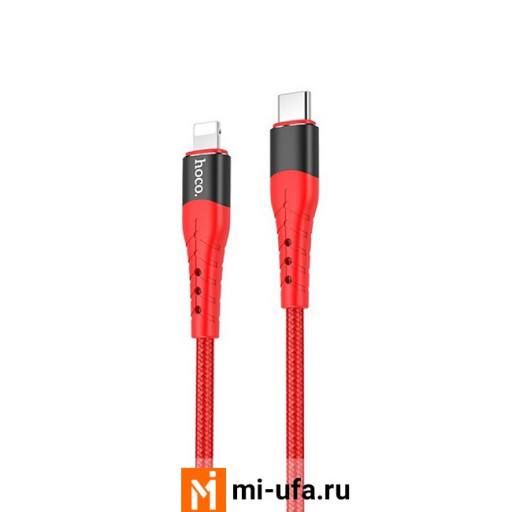 Кабель USB HOCO U64 Superior PD charging Type-C/Lightning 1m (красный)