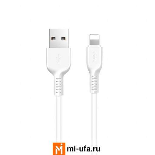 Кабель USB HOCO X20 Flash Lightning Charging Cable 1m (белый)