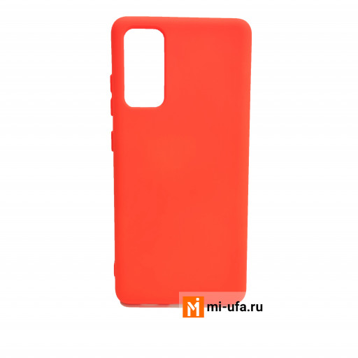 Силиконовая накладка для смартфона Samsung Galaxy S20 FE (оранжевый)