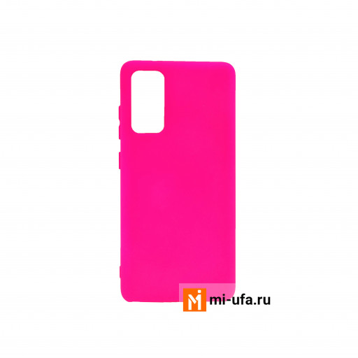 Силиконовая накладка для смартфона Samsung Galaxy S20 FE (розовый)